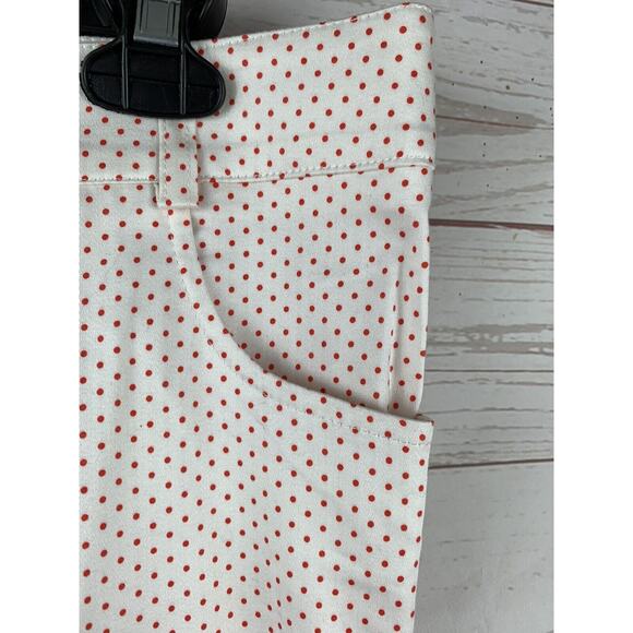 Rose Rose style 205-9176 Ladies sz 10 cropped polka dot pants‎ with lace ankles - Picture 6 of 7